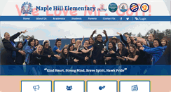 Desktop Screenshot of maplehillschool.org
